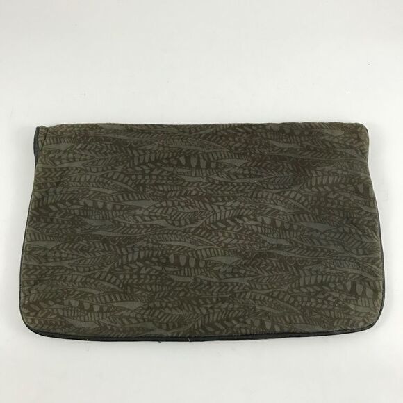 Vintage Snakeskin & Fabric Soft Envelope Clutch - Picture 2 of 4